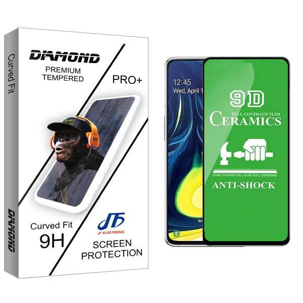 محافظ صفحه نمایش 9D جی اف مدل Diamond glass مناسب برای گوشی موبایل اپل Iphone 11pro max
