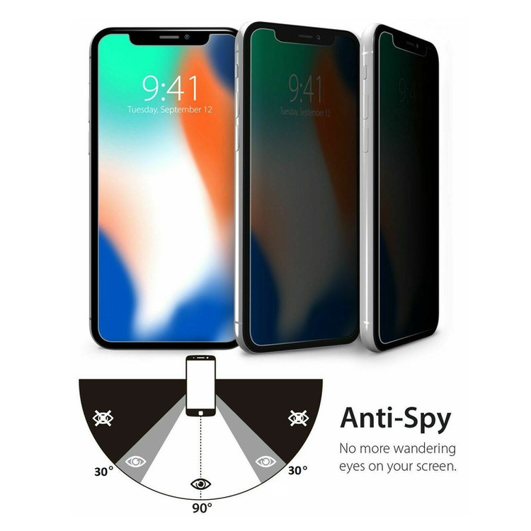 محافظ صفحه نمایش حریم شخصی بادیگارد مدل PIP مناسب برای گوشی موبایل اپل iPhone X