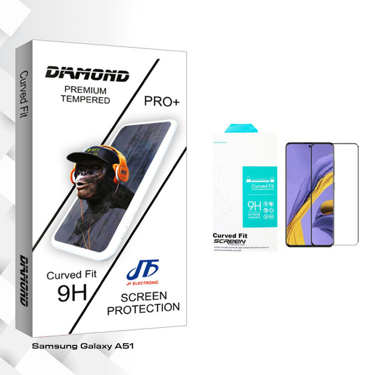 محافظ صفحه نمایش سرامیکی مات جی اف مدل Diamond glass مناسب برای گوشی موبایل سامسونگ Galaxy A51