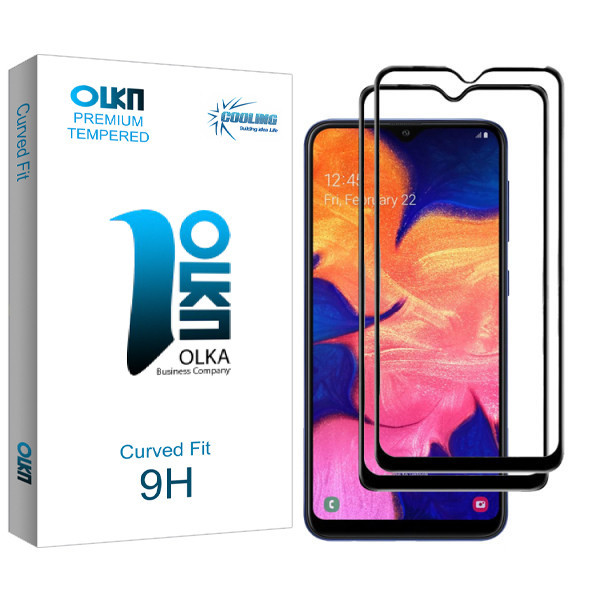 محافظ صفحه نمایش کولینگ مدل Olka glass مناسب برای گوشی موبایل سامسونگ Galaxy A20 بسته دو عددی
