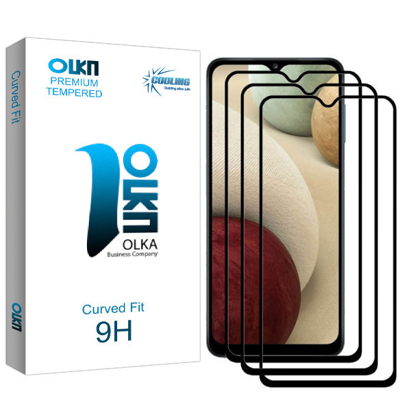 محافظ صفحه نمایش کولینگ مدل Olka glass مناسب برای گوشی موبایل سامسونگ A42 بسته سه عددی