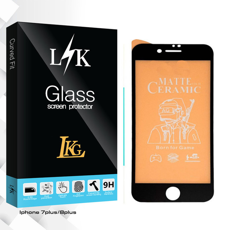 محافظ صفحه نمایش مات ال کا جی مدل LK Glass مناسب برای گوشی موبایل اپل Iphone 7plus/8plus