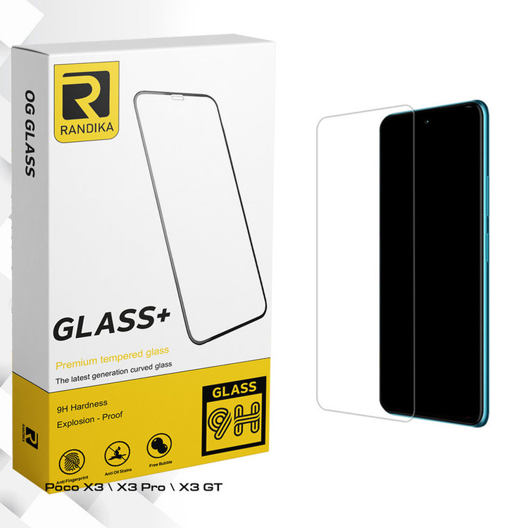 محافظ صفحه نمایش شیشه ای راندیکا مدل Randika Glass MIX مناسب برای گوشی موبایل شیائومی Poco X3 \ X3 Pro \ X3 GT