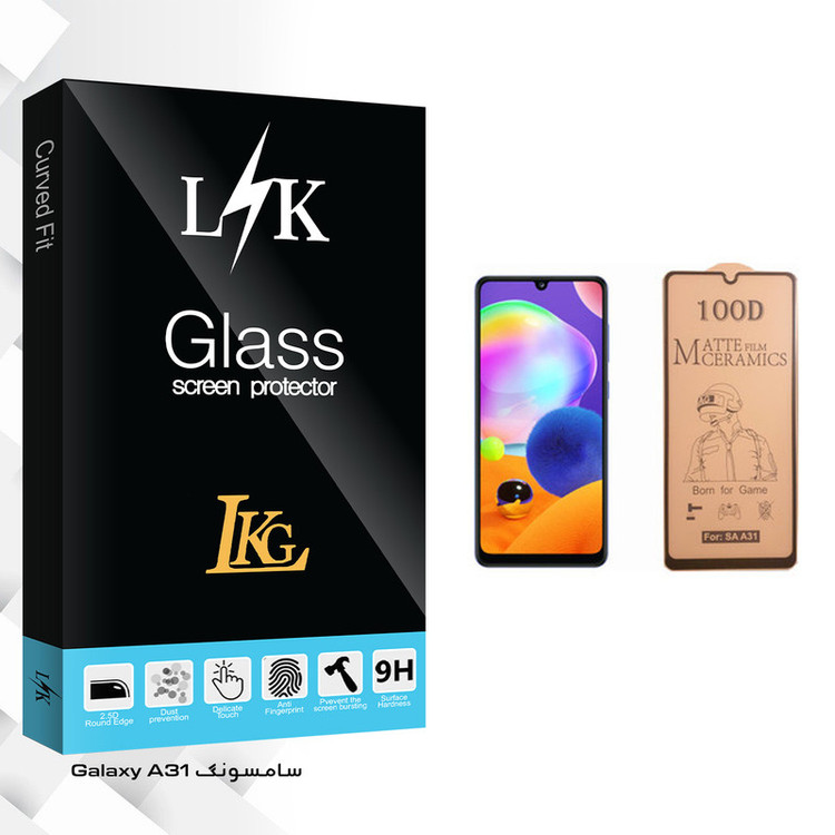 محافظ صفحه نمایش سرامیکی ال کا جی مدل LK Glass مناسب برای گوشی موبایل سامسونگ Galaxy A31