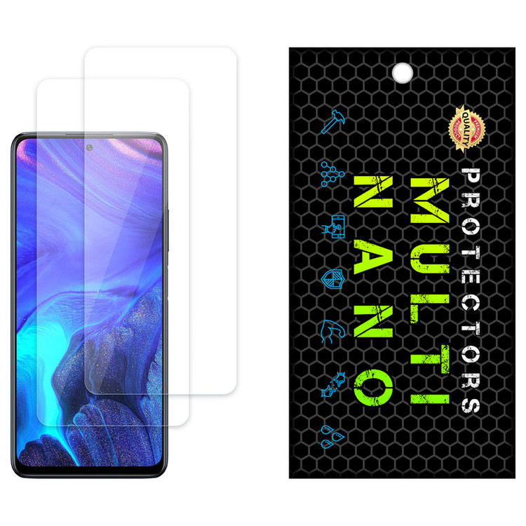 محافظ صفحه نمایش مولتی نانو مدل X-S2N مناسب برای گوشی موبایل اینفینیکس Note 10 Pro بسته دو عددی