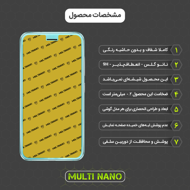 محافظ صفحه نمایش مولتی نانو مدل X-S2N مناسب برای گوشی موبایل ایسوس Zenfone 3 / ZE520KL بسته دو عددی