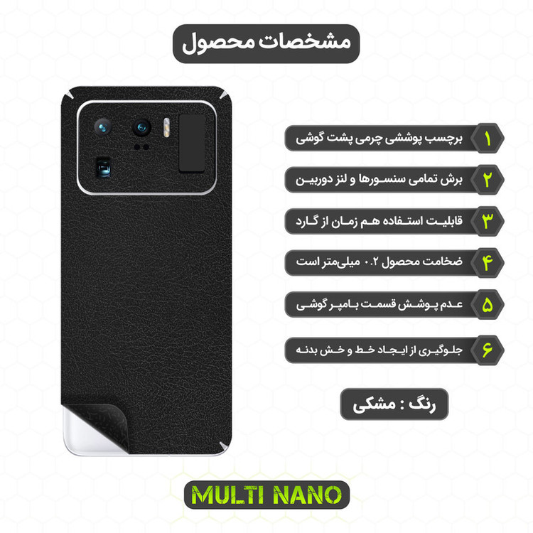 برچسب پوششی مولتی نانو مدل X-F1L مناسب برای گوشی موبایل شیائومی Mi 11 Ultra