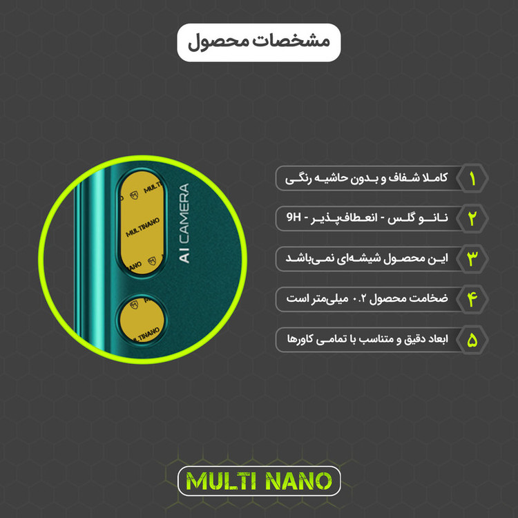 محافظ صفحه نمایش مولتی نانو مدل X-SLFG مناسب برای گوشی موبایل هوآوی Y9 Prime 2019 به همراه برچسب پوششی و محافظ لنز دوربین