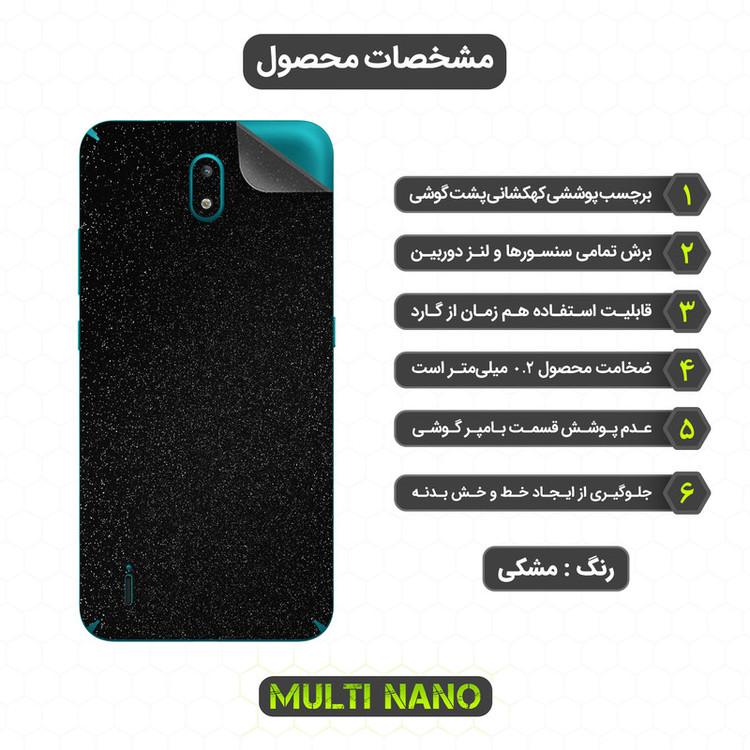 محافظ صفحه نمایش مولتی نانو مدل X-SFG مناسب برای گوشی موبایل نوکیا C2 به همراه برچسب پوششی