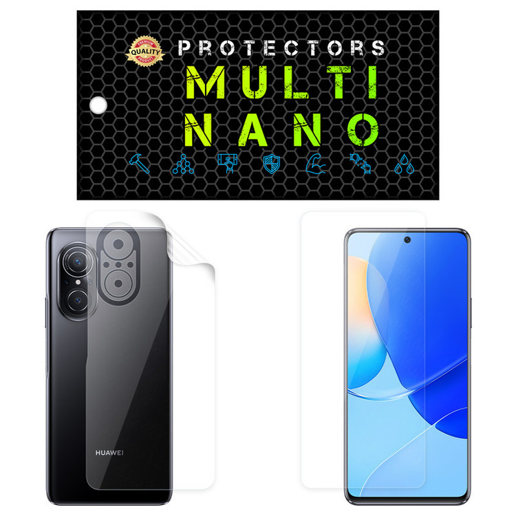 محافظ صفحه نمایش مولتی نانو مدل X-SFT مناسب برای گوشی موبایل هوآوی nova 9 SE 5G به همراه محافظ پشت