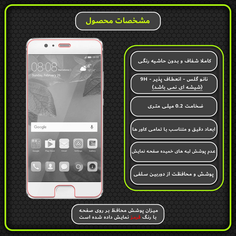 محافظ صفحه نمایش مولتی نانو مدل X-S1N مناسب برای گوشی موبایل هوآوی P10 Plus