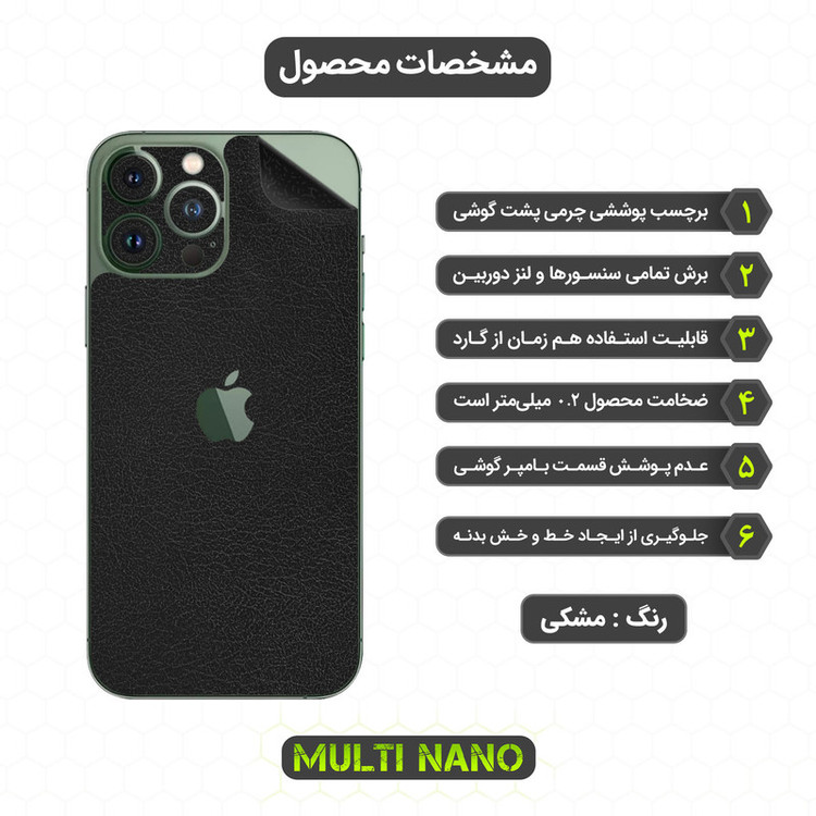 برچسب پوششی مولتی نانو مدل X-F1L مناسب برای گوشی موبایل اپل iPhone 12 Pro