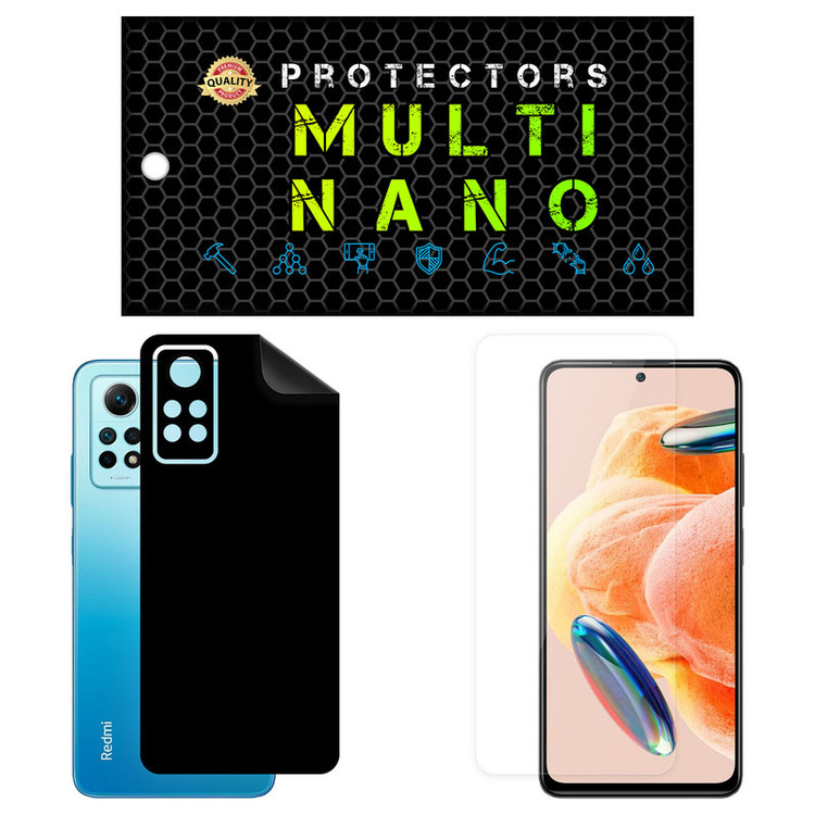 محافظ صفحه نمایش مولتی نانو مدل X-SFM مناسب برای گوشی موبایل شیائومی Redmi Note 12 Pro 4G به همراه برچسب پوششی