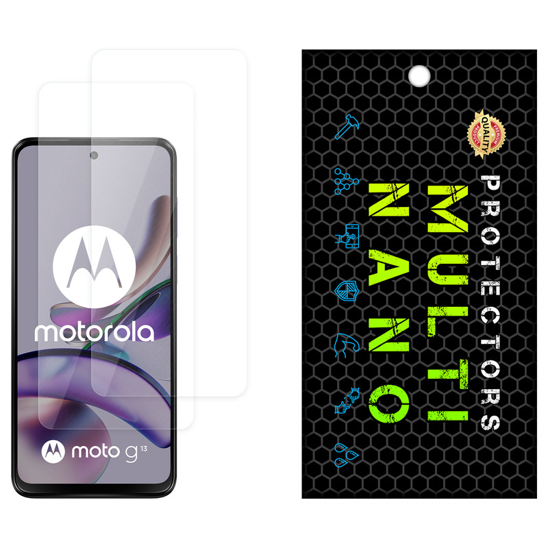 محافظ صفحه نمایش مولتی نانو مدل X-S2N مناسب برای گوشی موبایل موتورولا Moto G23 بسته دو عددی