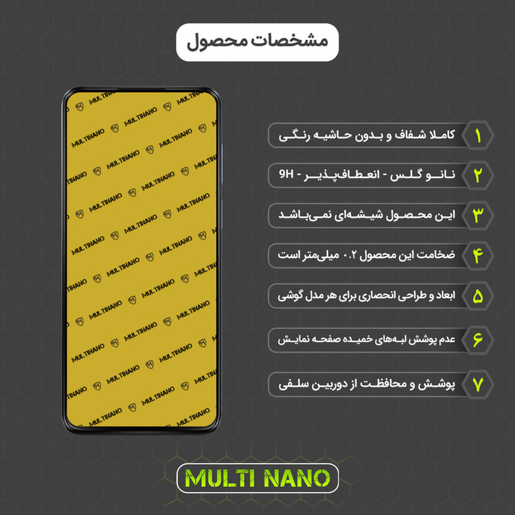 محافظ صفحه نمایش مولتی نانو مدل X-S2N مناسب برای گوشی موبایل موتورولا Moto G23 بسته دو عددی
