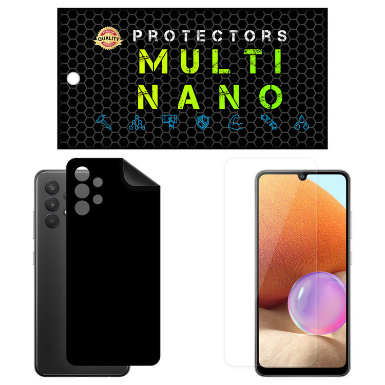 محافظ صفحه نمایش مولتی نانو مدل X-SFM مناسب برای گوشی موبایل سامسونگ Galaxy A32 به همراه برچسب پوششی