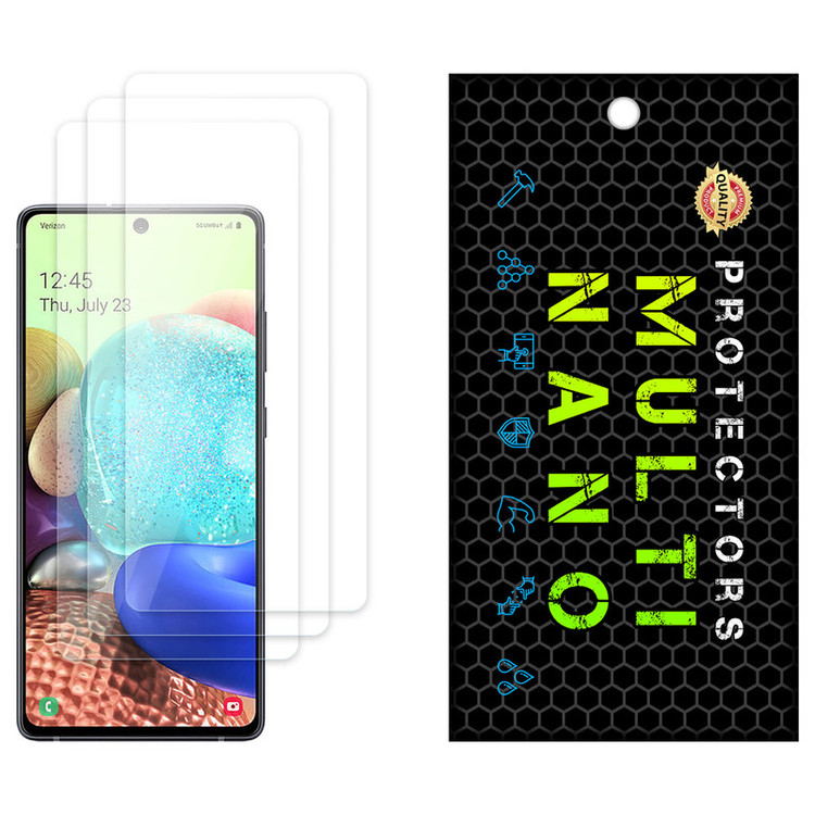 محافظ صفحه نمایش مولتی نانو مدل X-S3N مناسب برای گوشی موبایل سامسونگ Galaxy A71 5G UW بسته سه عددی
