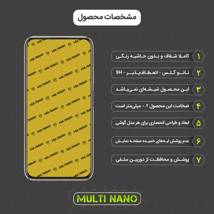 محافظ صفحه نمایش مولتی نانو مدل X-SLFG مناسب برای گوشی موبایل هوآوی Nova 7i به همراه برچسب پوششی و محافظ لنز دوربین