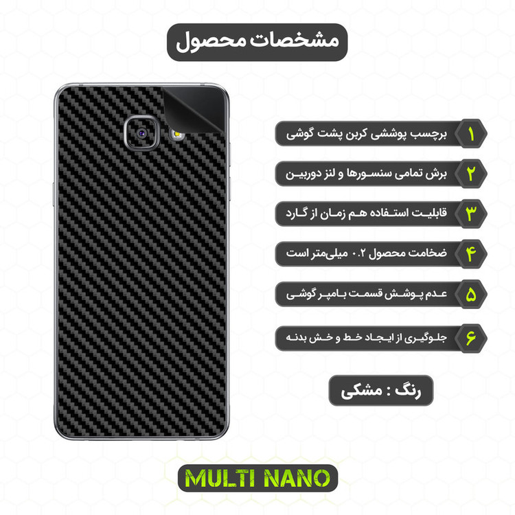 برچسب پوششی مولتی نانو مدل X-F1C مناسب برای گوشی موبایل سامسونگ Galaxy A5 2016