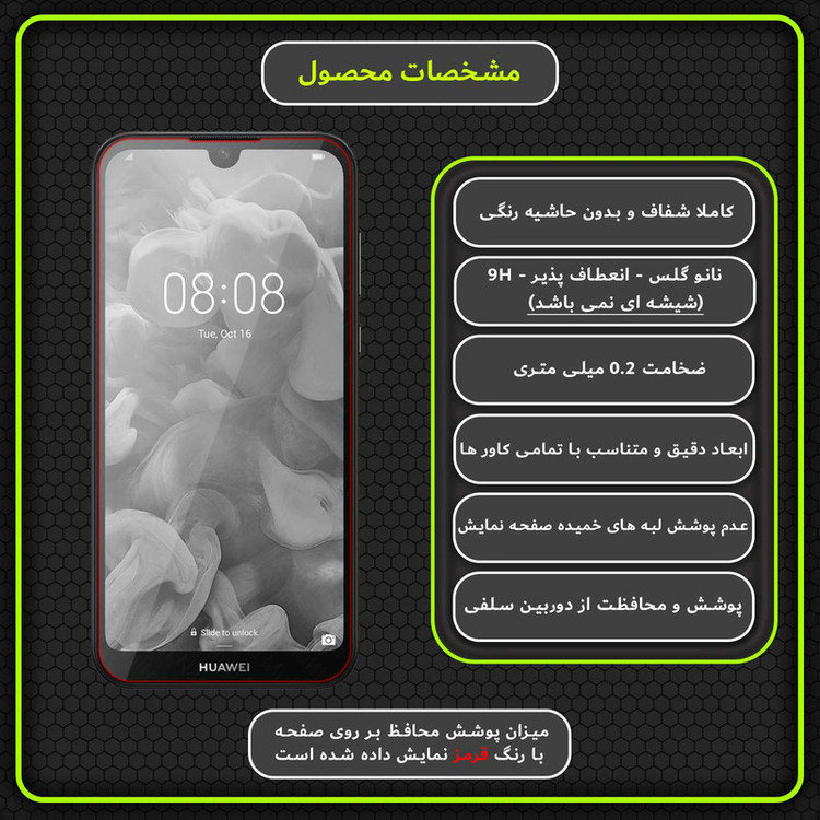 محافظ صفحه نمایش مولتی نانو مدل X-S1N مناسب برای گوشی موبایل هوآوی Y5 2019