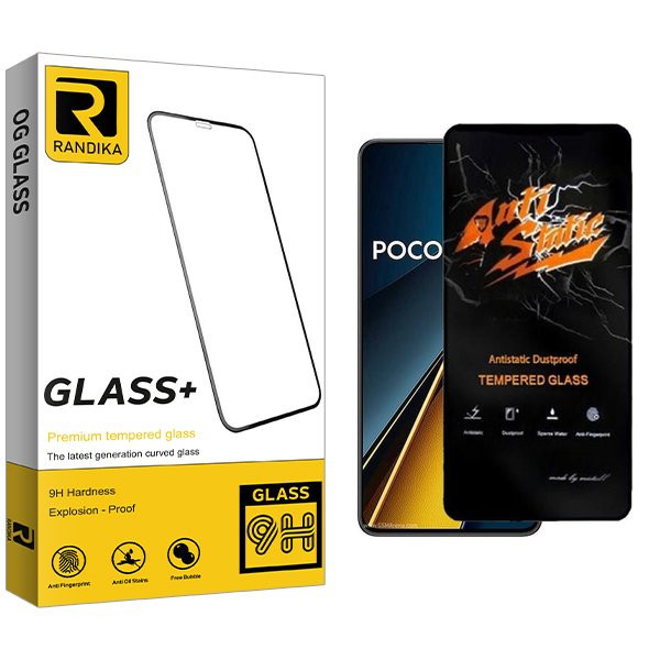 محافظ صفحه نمایش راندیکا مدل RK Antistatic مناسب برای گوشی موبایل شیائومی Poco X6 Pro