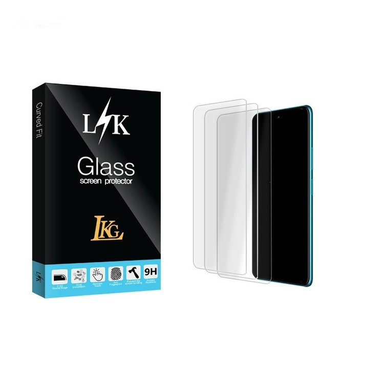 محافظ صفحه نمایش شیشه ای ال کا جی مدل LK Glass مناسب برای گوشی موبایل سامسونگ Galaxy A51 5G \ A52 5G \ A53 5G \ M31s \ S20 FE \ S21 FE \ A52s \ A53s بسته سه عددی