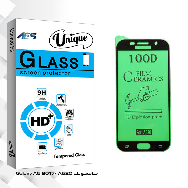 محافظ صفحه نمایش سرامیکی ای اف اس مدل Unique Glass مناسب برای گوشی موبایل سامسونگ Galaxy A5 2017/ A520