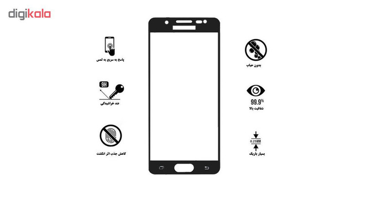 محافظ صفحه نمایش تراستکتور مدل GSS مناسب برای گوشی موبایل سامسونگ Galaxy J5 Prime
