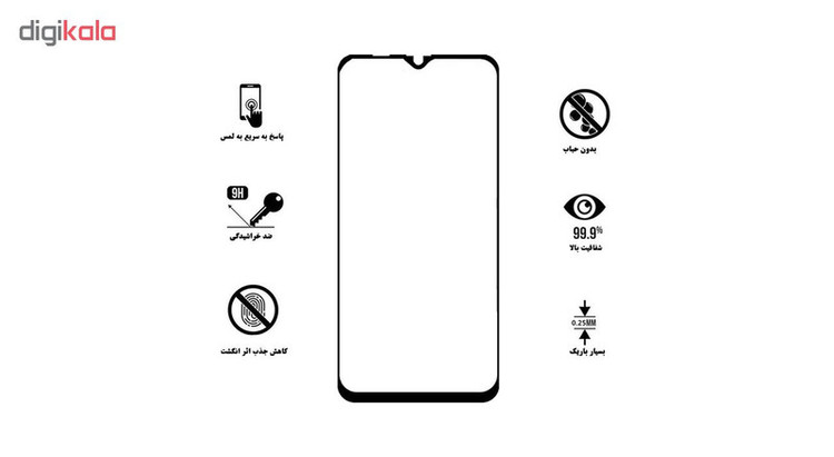 محافظ صفحه نمایش تراستکتور مدل GSS مناسب برای گوشی موبایل سامسونگ Galaxy M20