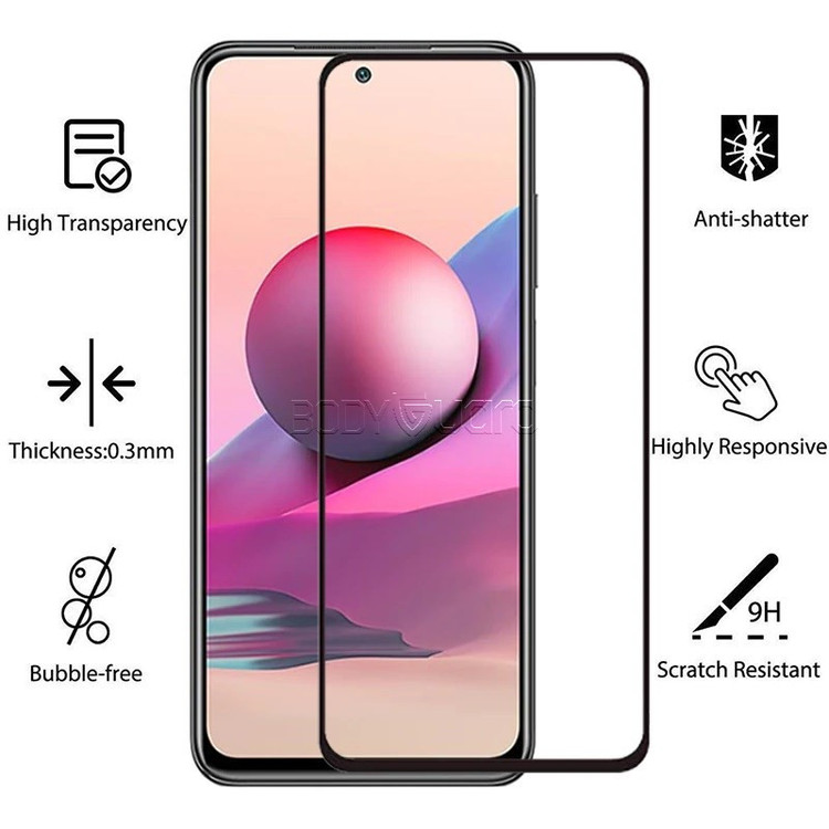 محافظ صفحه نمایش بادیگارد مدل FX مناسب برای گوشی موبایل شیائومی Redmi Note 10s