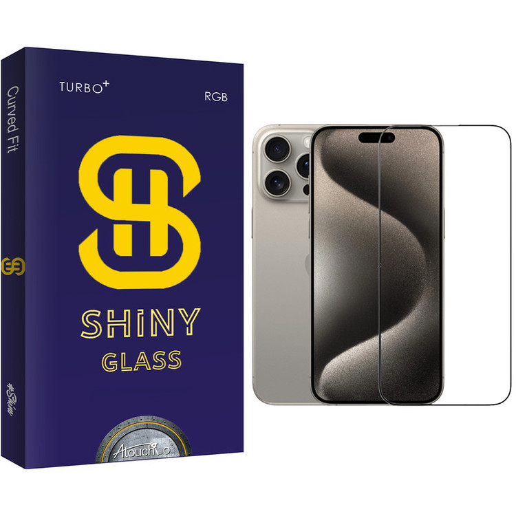 محافظ صفحه نمایش آتوچبو مدل Shiny مناسب برای گوشی موبایل اپل iPhone 15 Pro