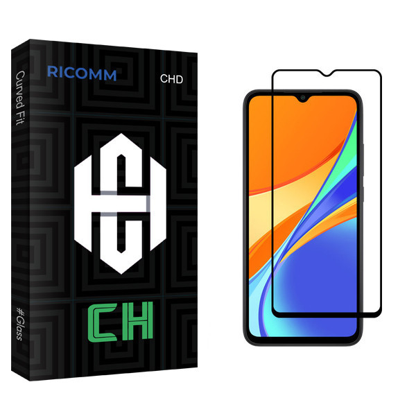 محافظ صفحه نمایش ریکام مدل CH glass مناسب برای گوشی موبایل شیائومی Redmi 9