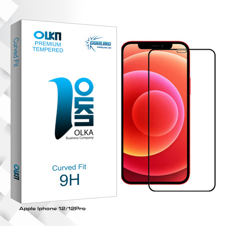 محافظ صفحه نمایش کولینگ مدل Olka glass مناسب برای گوشی موبایل اپل Iphone 12/12Pro