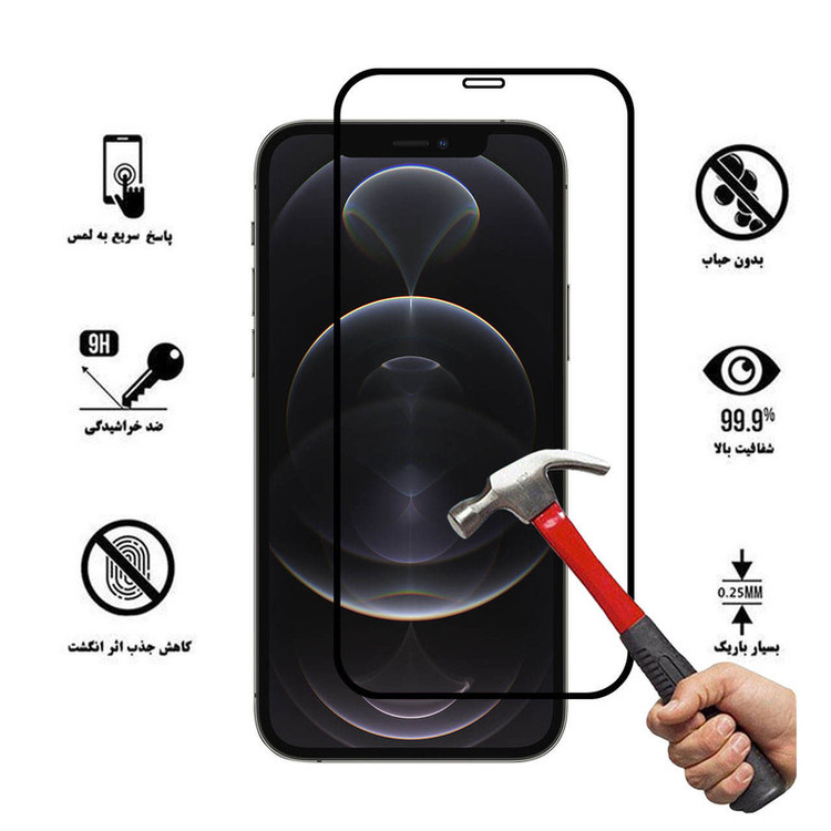 محافظ صفحه نمایش هورس مدل FUL-H مناسب برای گوشی موبایل اپل iPhone 12 mini
