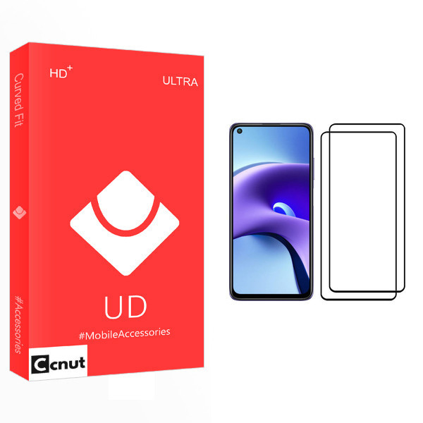 محافظ صفحه نمایش کوکونات مدل UD Glass مناسب برای گوشی موبایل شیائومی Redmi Note 9T بسته دو عددی
