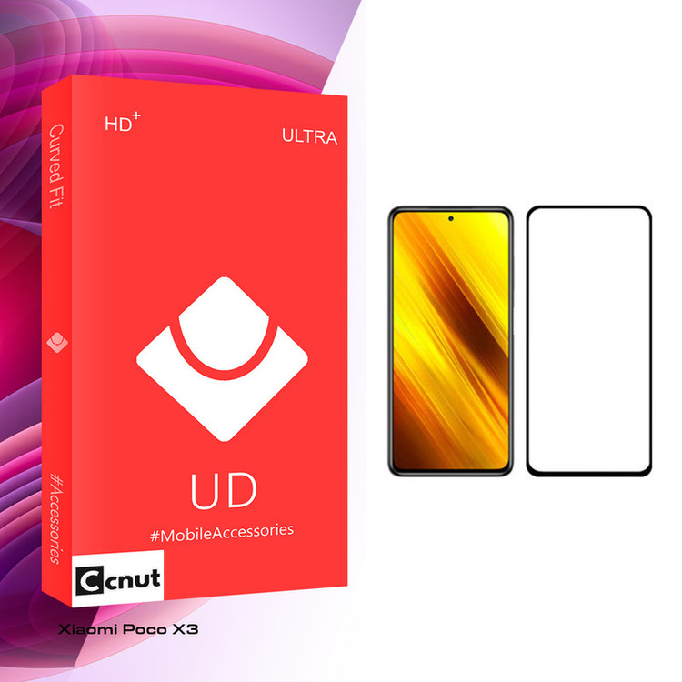 محافظ صفحه نمایش کوکونات مدل UD Glass مناسب برای گوشی موبایل شیائومی Poco X3