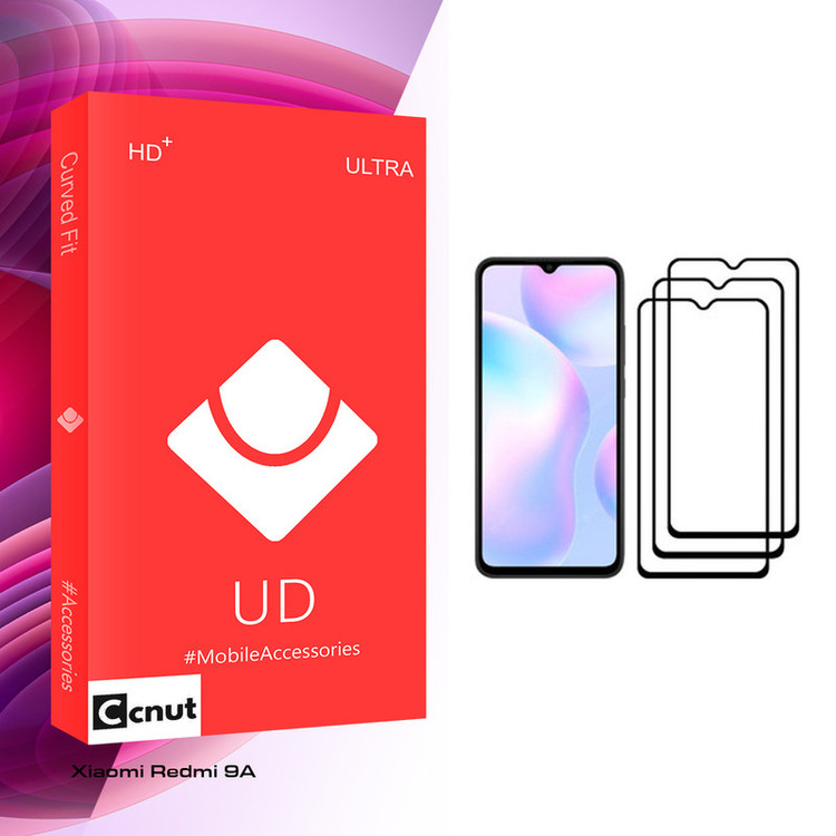 محافظ صفحه نمایش کوکونات مدل UD Glass مناسب برای گوشی موبایل شیائومی Redmi 9A بسته سه عددی