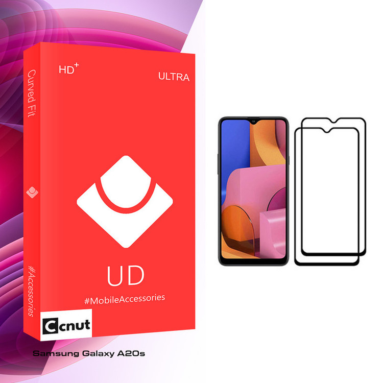 محافظ صفحه نمایش کوکونات مدل UD Glass مناسب برای گوشی موبایل سامسونگ Galaxy A20s بسته دو عددی