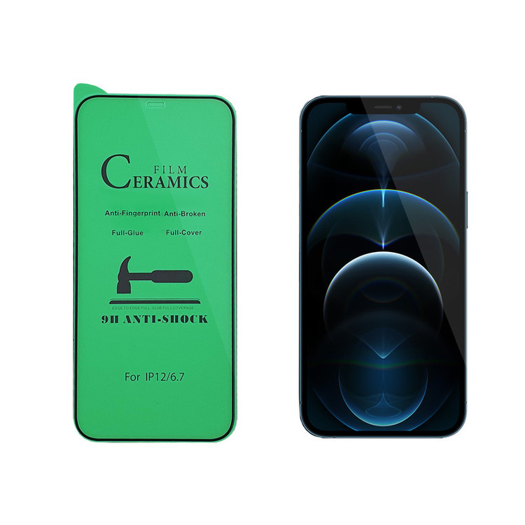 محافظ صفحه نمایش سرامیکی گریفین مدل FLCRG GN me مناسب برای گوشی موبایل اپل iPhone 12 Pro Max