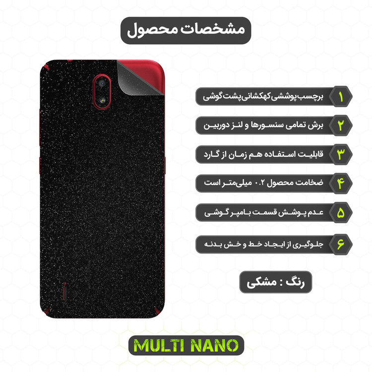 محافظ صفحه نمایش مولتی نانو مدل X-SFG مناسب برای گوشی موبایل نوکیا C1 2020 به همراه برچسب پوششی