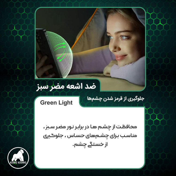 محافظ صفحه نمایش کینگ کونگ مدل Eye Care مناسب برای گوشی موبایل ریلمی C75
