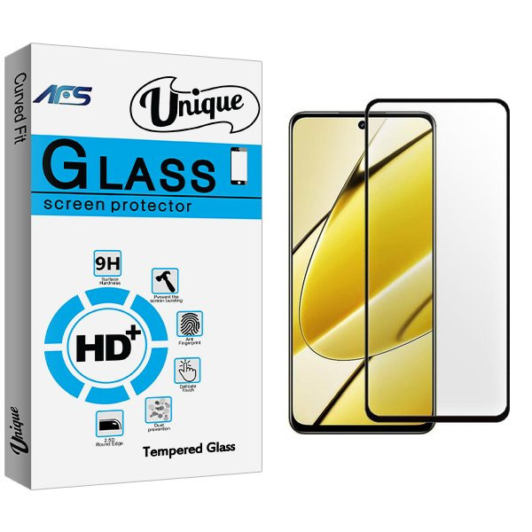 محافظ صفحه نمایش شیشه ای ای اف اس مدل Unique مناسب برای گوشی موبایل ریلمی 11 5G