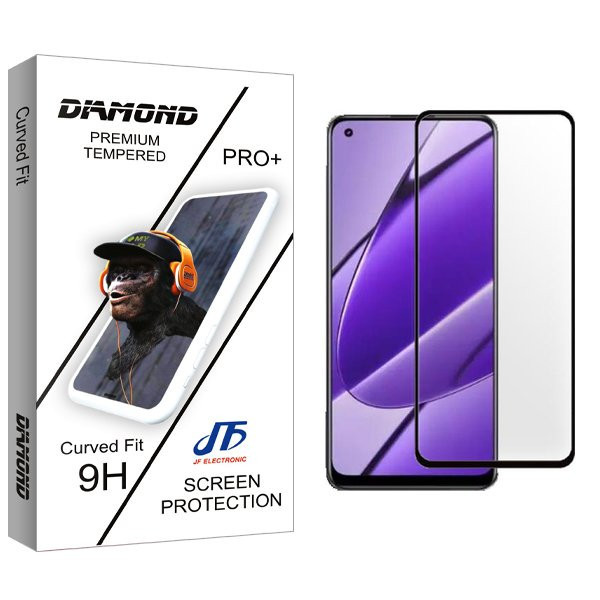 محافظ صفحه نمایش شیشه ای جی اف مدل Diamond مناسب برای گوشی موبایل ریلمی 11 4G