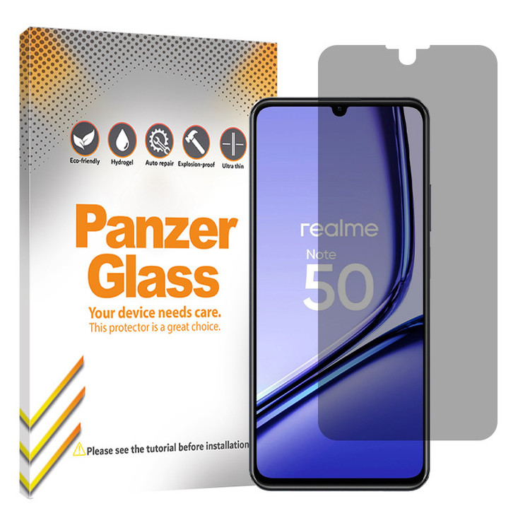 محافظ صفحه نمایش حریم شخصی پنزر گلس مدل Resistant مناسب برای گوشی موبایل ریلمی Note 50