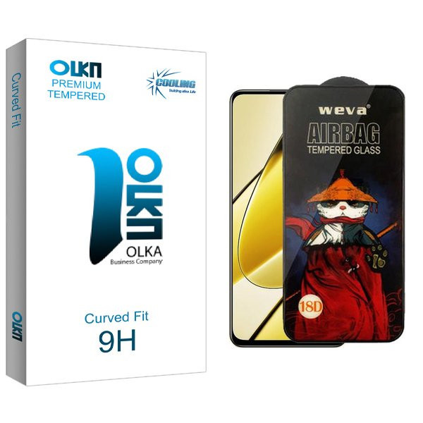 محافظ صفحه نمایش کولینگ مدل Olka Airbag مناسب برای گوشی موبایل ریلمی 11 5G