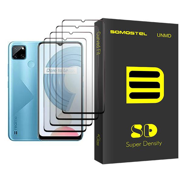 محافظ صفحه نمایش سوماستل مدل SD Glass MIX004 مناسب برای گوشی موبایل ریلمی C21Y بسته چهار عددی