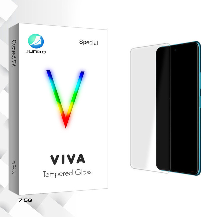 محافظ صفحه نمایش شیشه ای جانبو مدل Viva Glass مناسب برای گوشی موبایل ریلمی 7 5G