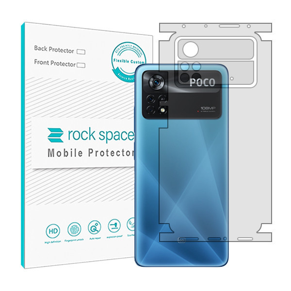 محافظ پشت گوشی شفاف راک اسپیس مدل HyGEL مناسب برای گوشی موبایل شیائومی Poco X4 Pro 5G