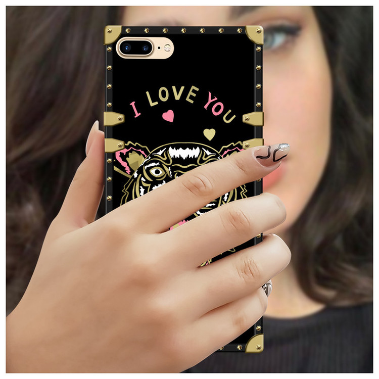 کاور مدل صندوقی کد KENB مناسب برای گوشی موبایل اپل iPhone 6/6S به همراه پلاک آویز