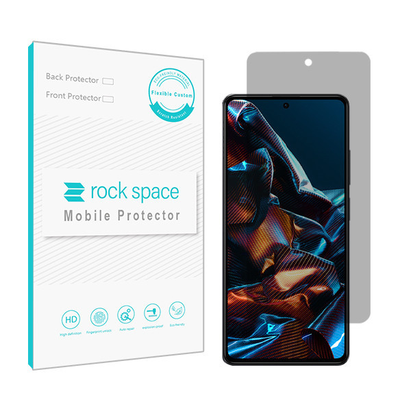 محافظ صفحه نمایش حریم شخصی راک اسپیس کد PRV مناسب برای گوشی موبایل شیائومی Poco X5 Pro